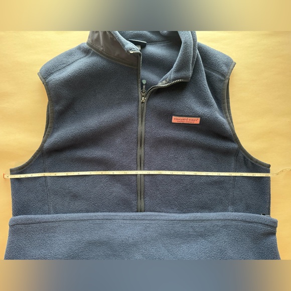 Vineyard Vines Men’s navy Medium Sweater Fleece Vest - Picture 15 of 15
